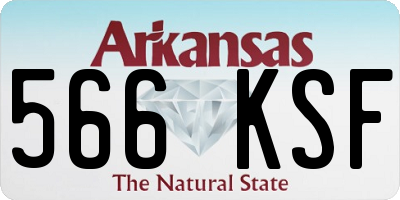 AR license plate 566KSF