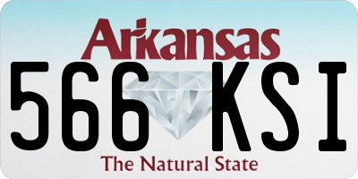 AR license plate 566KSI