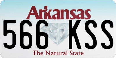 AR license plate 566KSS