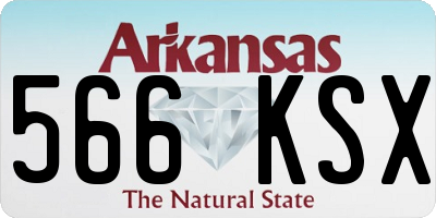 AR license plate 566KSX