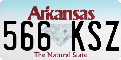 AR license plate 566KSZ