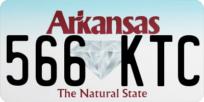 AR license plate 566KTC