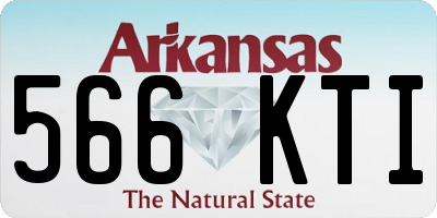 AR license plate 566KTI