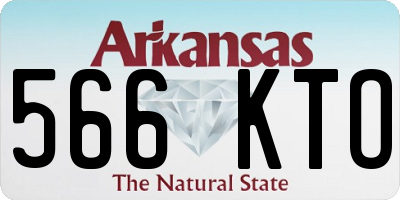 AR license plate 566KTO