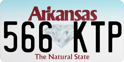 AR license plate 566KTP