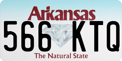 AR license plate 566KTQ