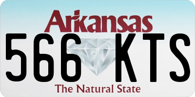 AR license plate 566KTS