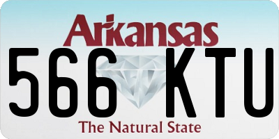 AR license plate 566KTU