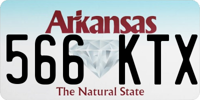 AR license plate 566KTX