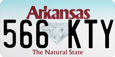 AR license plate 566KTY