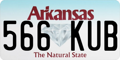 AR license plate 566KUB