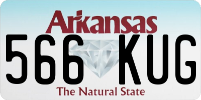 AR license plate 566KUG