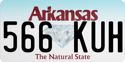 AR license plate 566KUH