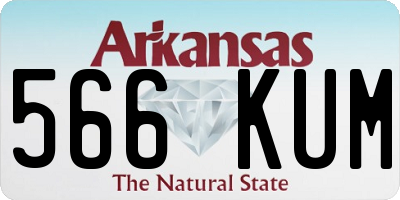 AR license plate 566KUM