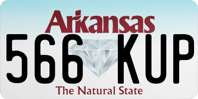 AR license plate 566KUP