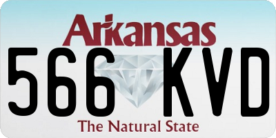 AR license plate 566KVD