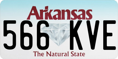 AR license plate 566KVE