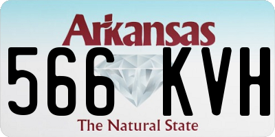 AR license plate 566KVH