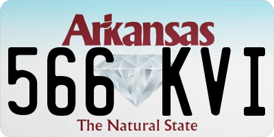 AR license plate 566KVI