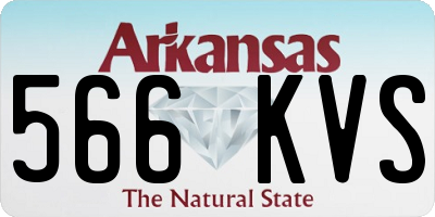 AR license plate 566KVS