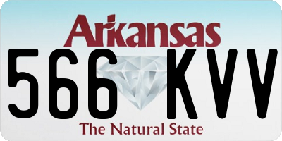 AR license plate 566KVV