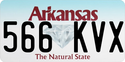 AR license plate 566KVX