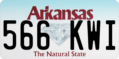 AR license plate 566KWI