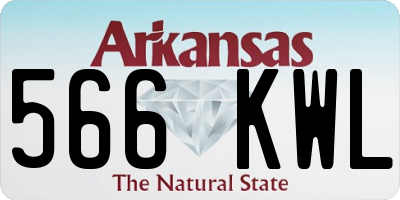 AR license plate 566KWL