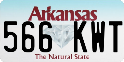 AR license plate 566KWT
