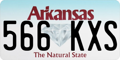 AR license plate 566KXS