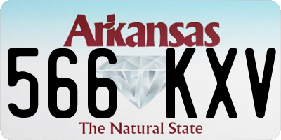 AR license plate 566KXV