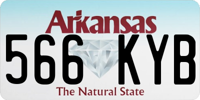 AR license plate 566KYB