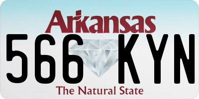 AR license plate 566KYN