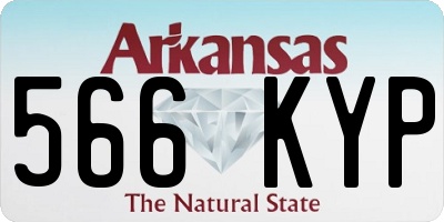 AR license plate 566KYP