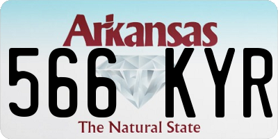 AR license plate 566KYR