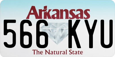 AR license plate 566KYU