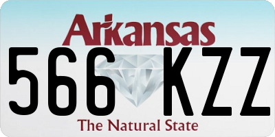 AR license plate 566KZZ
