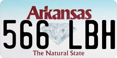 AR license plate 566LBH