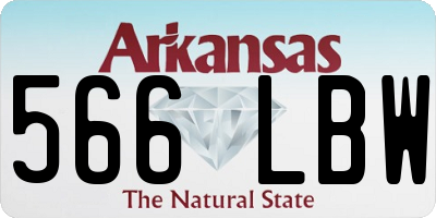 AR license plate 566LBW