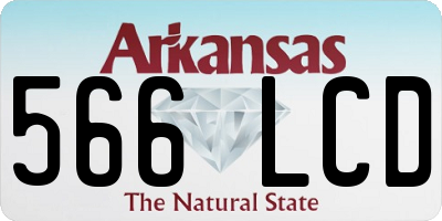 AR license plate 566LCD