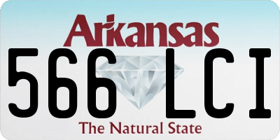 AR license plate 566LCI