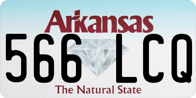 AR license plate 566LCQ