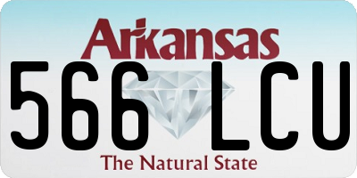 AR license plate 566LCU