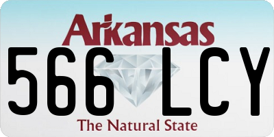 AR license plate 566LCY