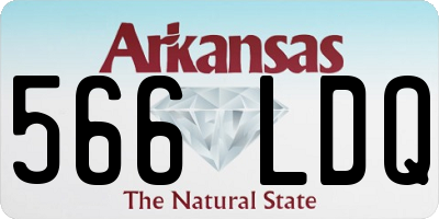 AR license plate 566LDQ