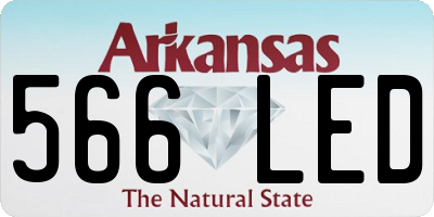 AR license plate 566LED