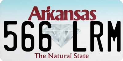 AR license plate 566LRM