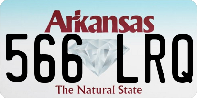 AR license plate 566LRQ