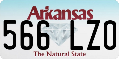 AR license plate 566LZO