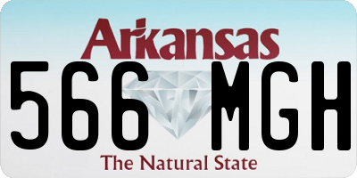 AR license plate 566MGH